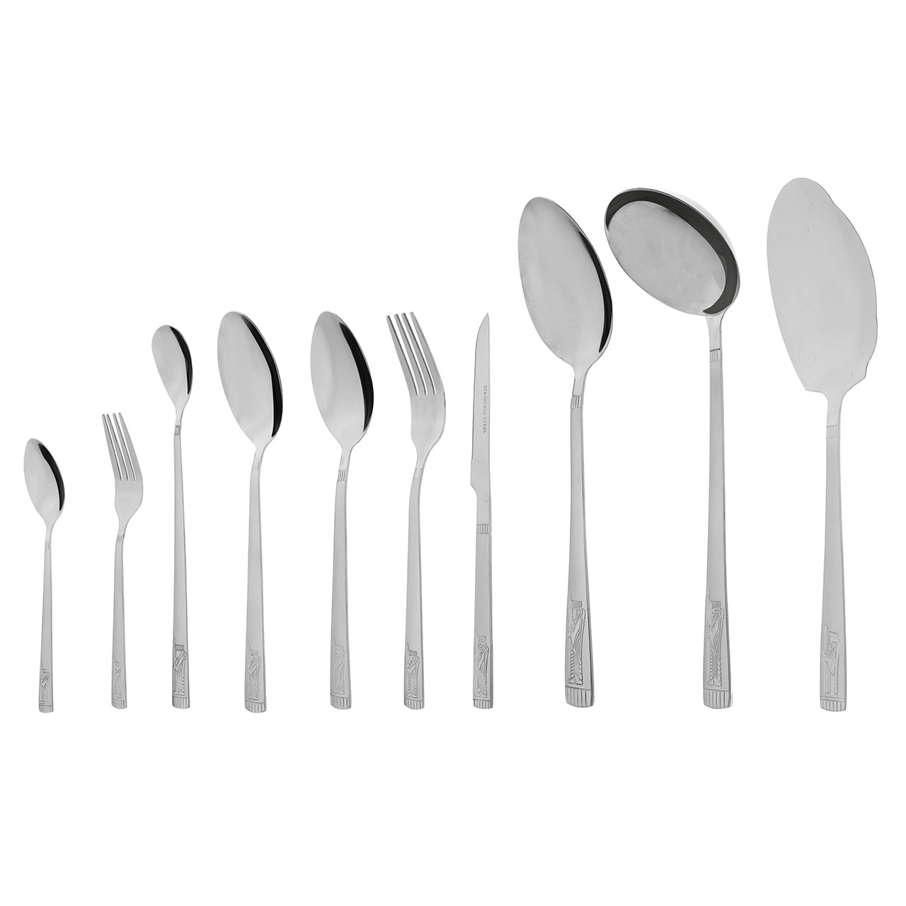سرویس قاشق و چنگال 92 پارچه هبرون مدل 003