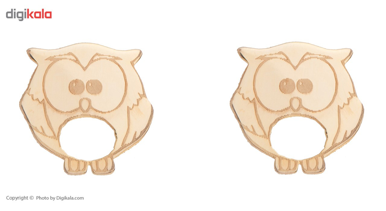 گوشواره طلای 18 عیار ماهک مدل ME0739