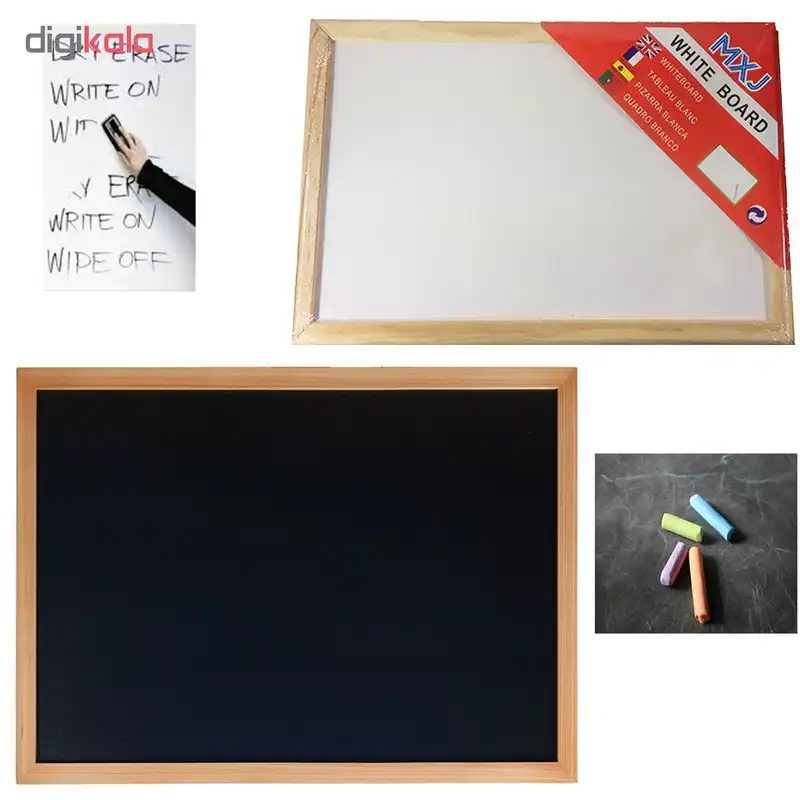 تخته سیاه گچی مدل 2in1 سایز 30 در 40