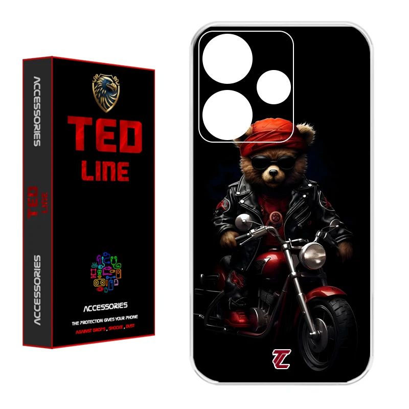 کاور تد لاین طرح تدی کد 1136 مناسب برای گوشی موبایل شیائومی Redmi 13 4G