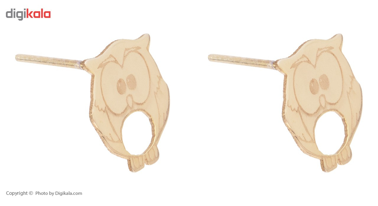 گوشواره طلای 18 عیار ماهک مدل ME0739