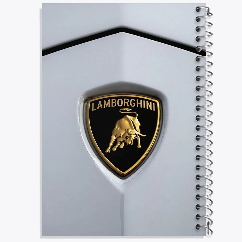 دفتر ژورنال نویسی 50 برگ خندالو مدل نقطه ای طرح لامبورگینی Lamborghini کد 30627