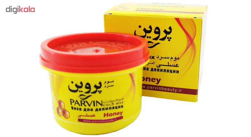 موم سرد پروین مدل Honey حجم 300 گرم