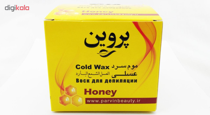 موم سرد پروین مدل Honey حجم 300 گرم