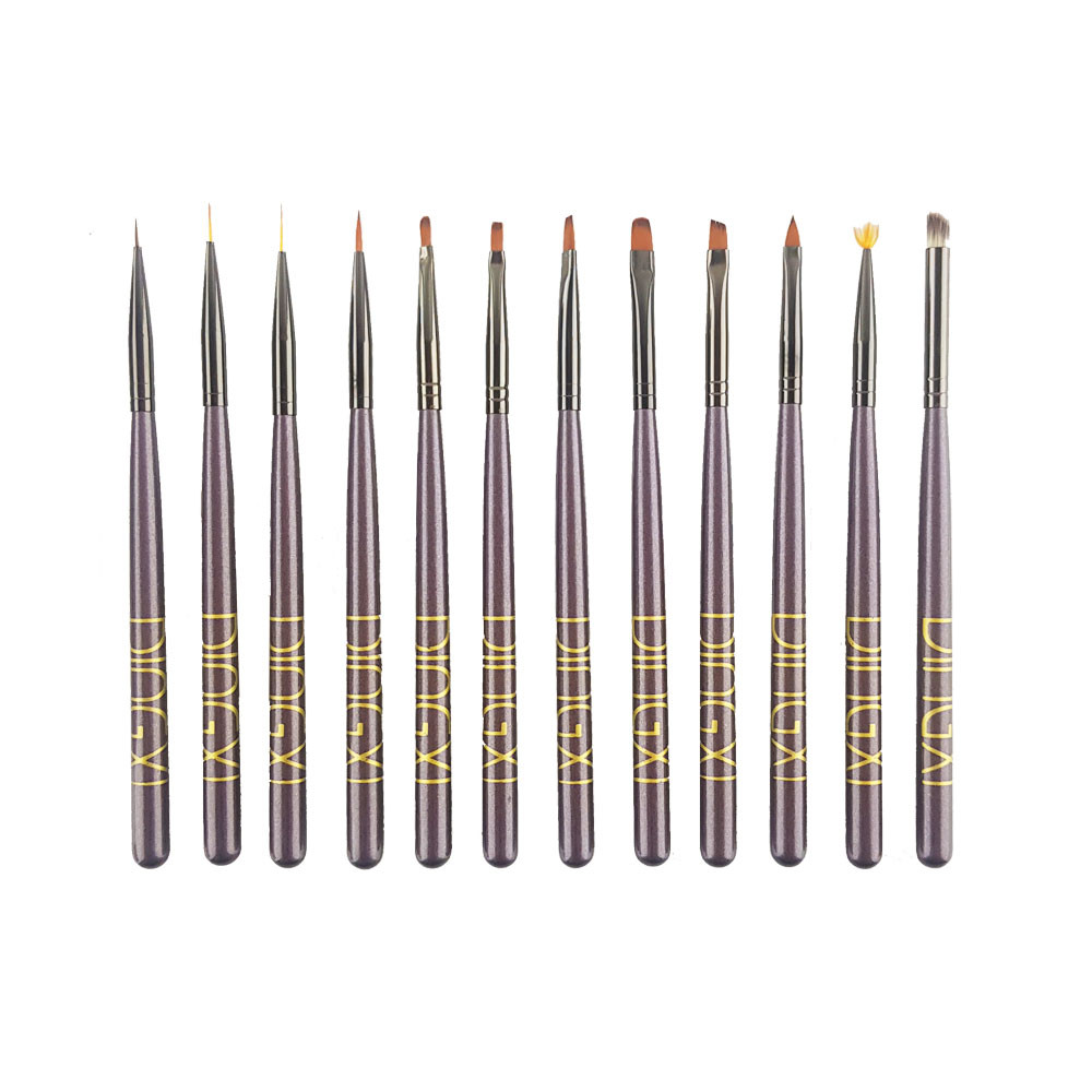 قلم موی طراحی ناخن دینکسی مدل DP-12 بسته 12 عددی قلم موی طراحی ناخن دینکسی مدل DP-12 بسته 12 عددی