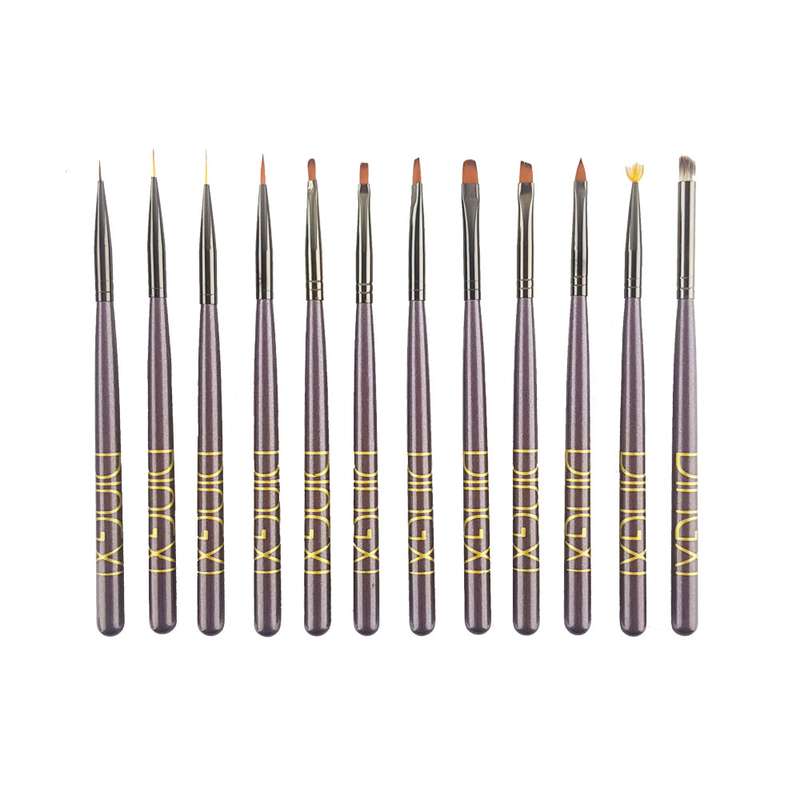 قلم موی طراحی ناخن دینکسی مدل DP-12 بسته 12 عددی قلم موی طراحی ناخن دینکسی مدل DP-12 بسته 12 عددی