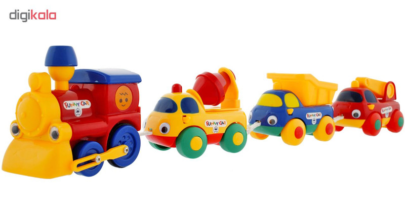 قطار اسباب بازی تونگ لی فو مدل Rail Car Cartoon