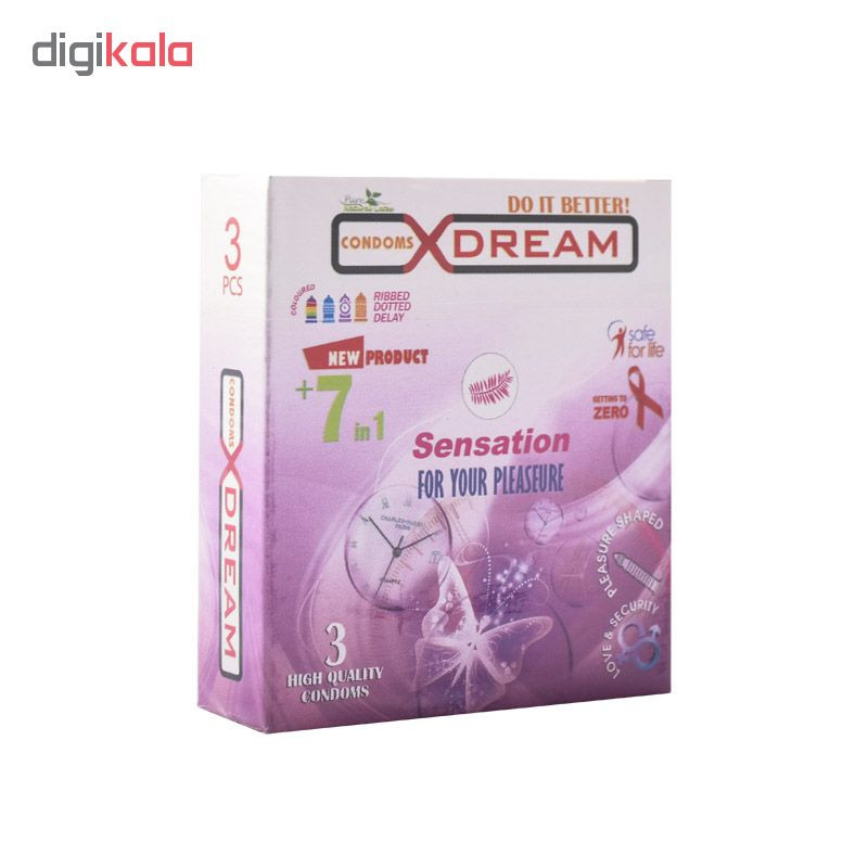 کاندوم ایکس دریم مدل Sensation بسته 3 عددی کاندوم ایکس دریم مدل Sensation بسته 3 عددی