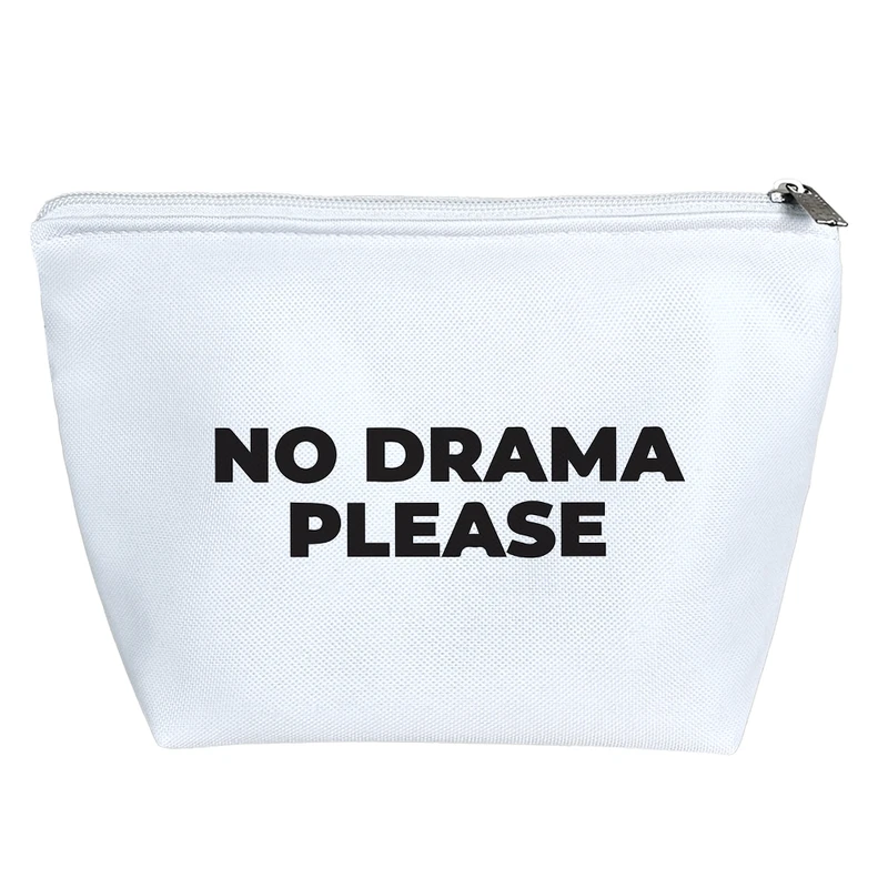 کیف لوازم آرایش دخترانه خندالو مدل No Drama Please کد 6544