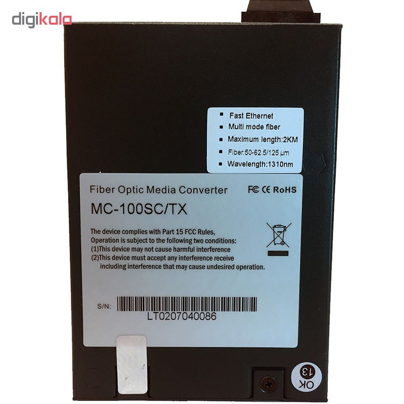 مدیا کانورتور فی نت مدل MC-100SC/TX