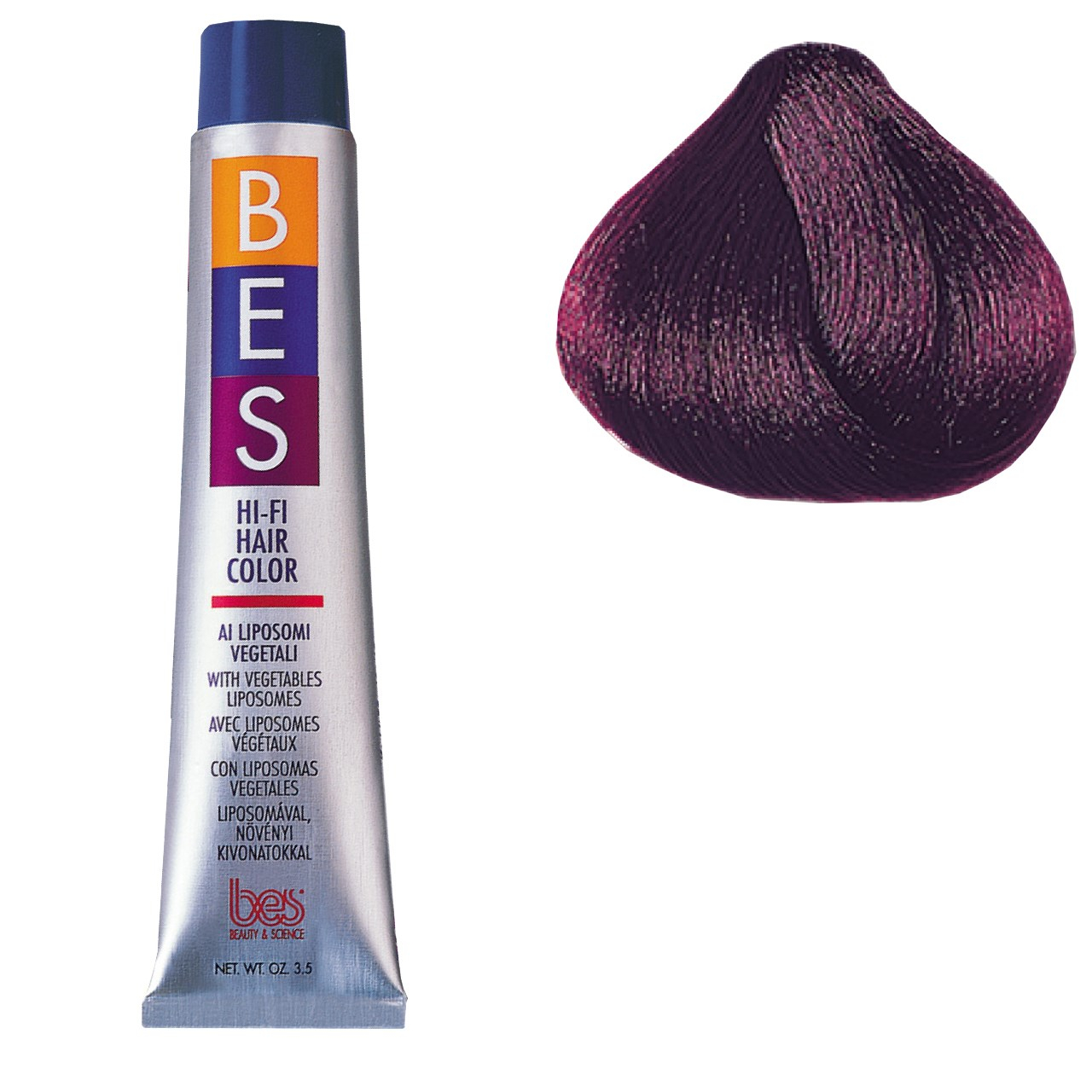 رنگ موی بس سری Violet مدل Light Violet Brown شماره 5.20