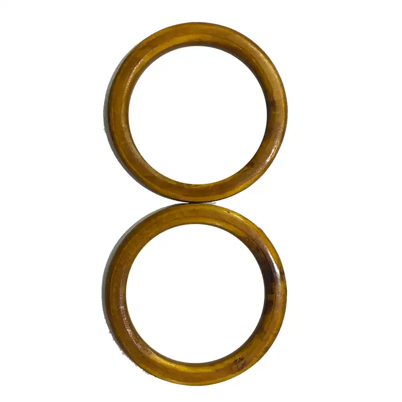 دسته  چوبی مدل دایره کد R02 بسته 2 عددی