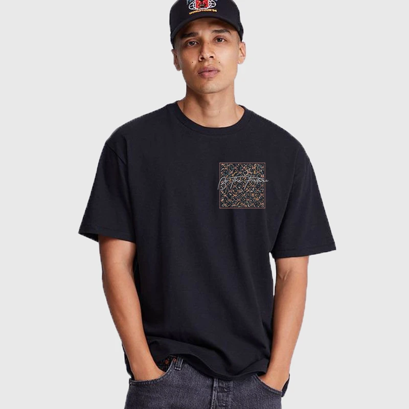 تی شرت آستین کوتاه مردانه مدل فرش ایرانی کلاسیک اسپرت mo515