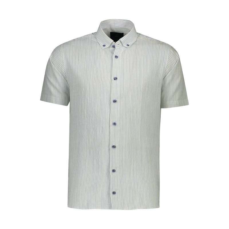 پیراهن آستین کوتاه مردانه آر اِن اِس مدل 12201372-light blue