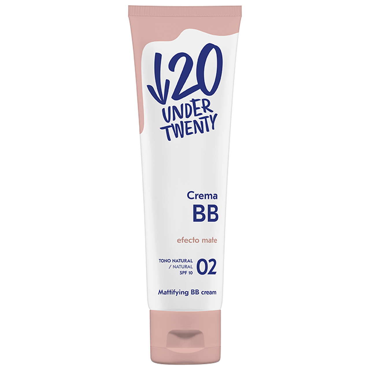 کرم پودر مات کننده آندر 20 مدل BB 02 SPF10 حجم 60 میلی لیتر