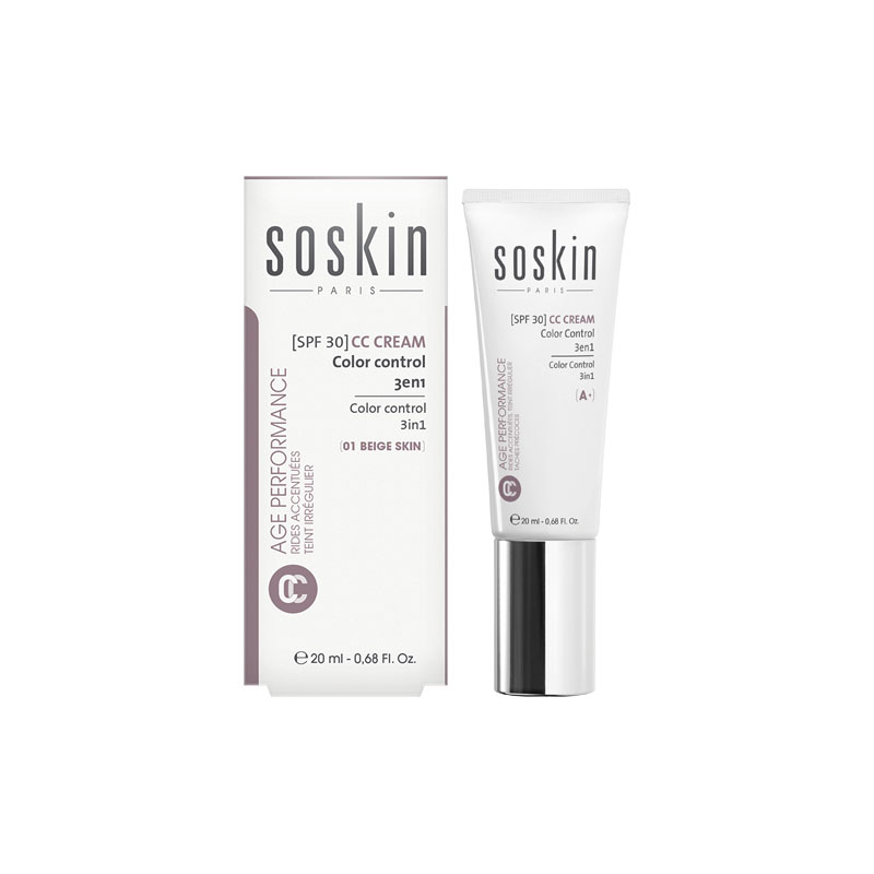 کرم مرطوب کننده ساسکین مدل 01 CC CREAM حجم 30 میلی لیتر