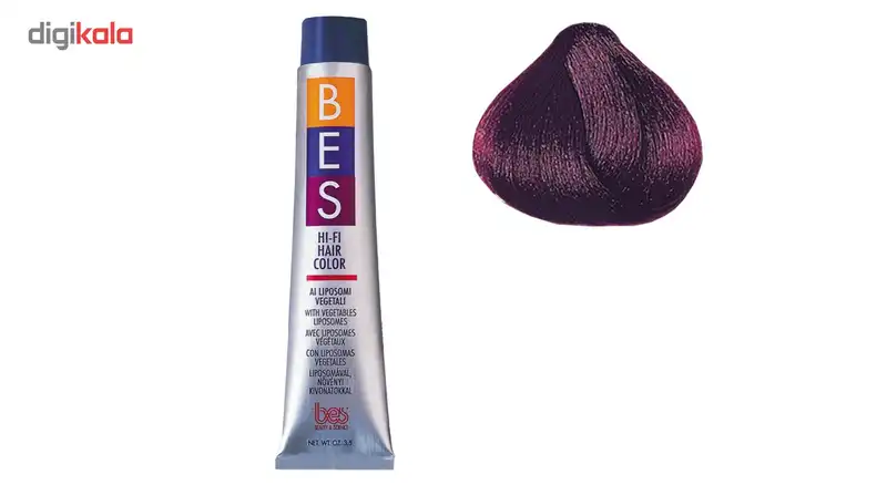 رنگ موی بس سری Violet مدل Light Violet Brown شماره 5.20