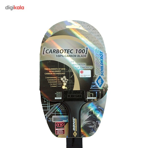 راکت پینگ پنگ دانیک شیلدکروت مدل Carbotec 100