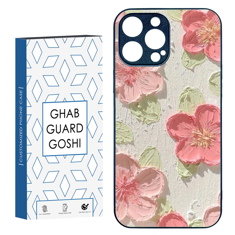 کاور قاب گارد گوشی طرح گل کد TPU-282 مناسب برای گوشی موبایل اپل IPHONE 15 PRO MAX