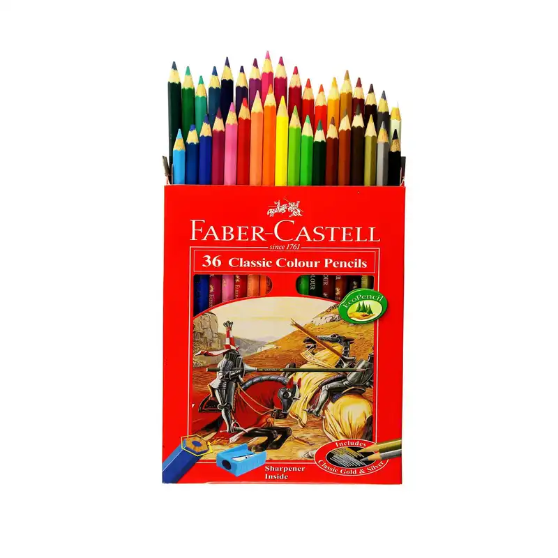 مداد رنگی 36 رنگ فابر کاستل مدل Classic