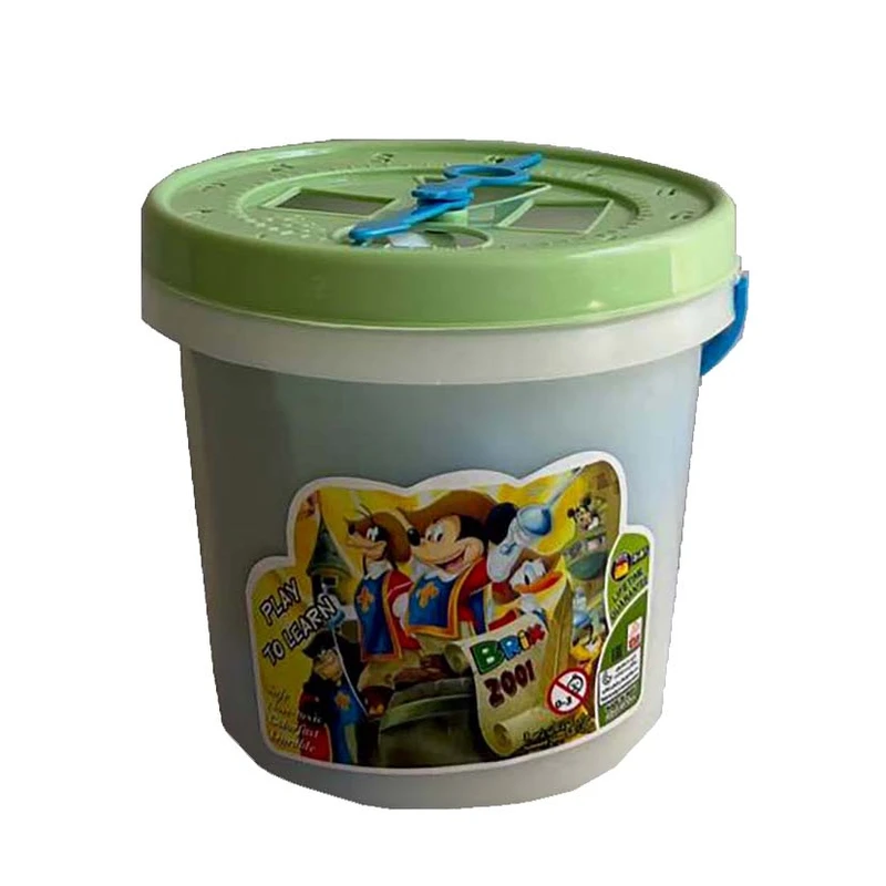 ساختنی 14 تکه بریکس مدل سطل دار کد 2001