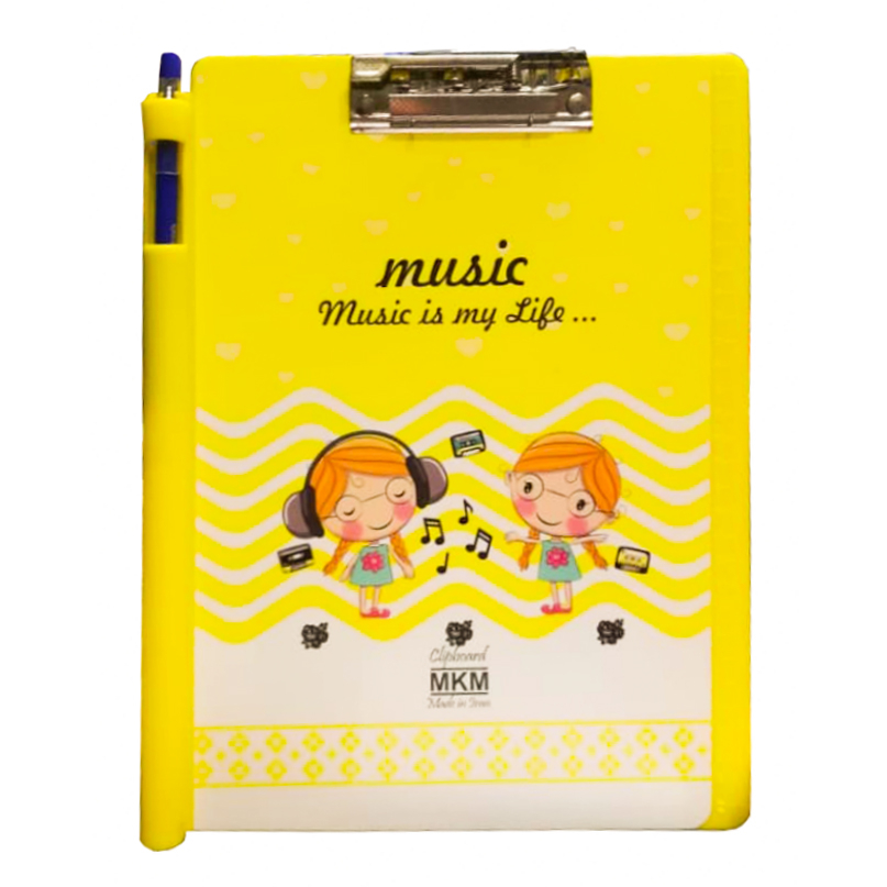 تخته شاسی ام کی ام مدل music is my life کد Z1  سایز A4