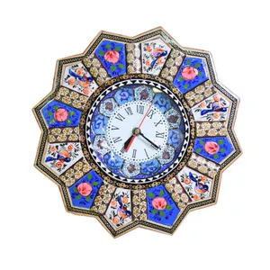 ساعت میناکاری مدل دست ساز طرح خورشیدی کد 25