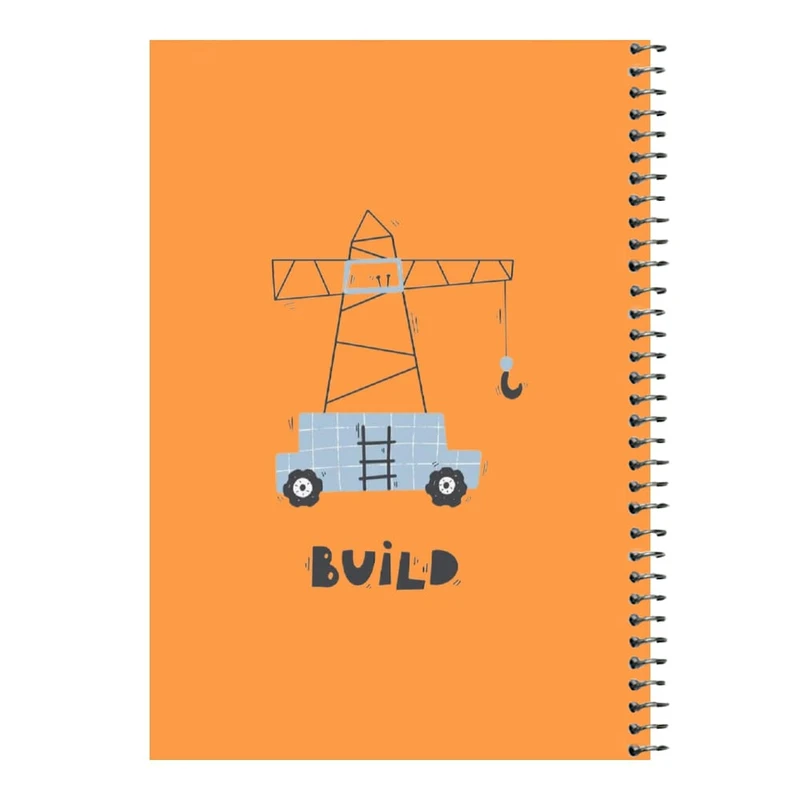 دفتر مشق 80 برگ اس جی مدل ماشین کار   