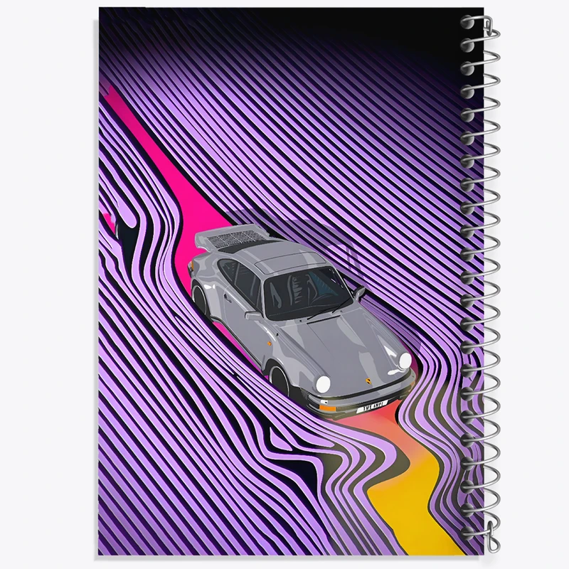 دفتر مشق 100 برگ خندالو طرح ماشن اسپرت کد F6372