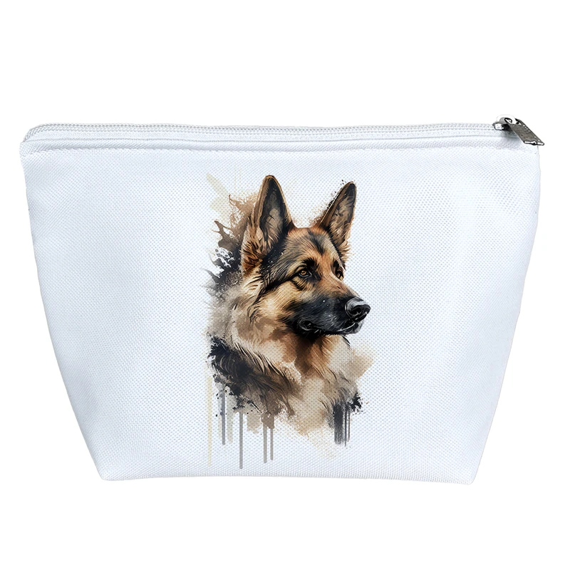 کیف لوازم آرایش دخترانه خندالو مدل سگ نژاد ژرمن شپهرد کد 2932