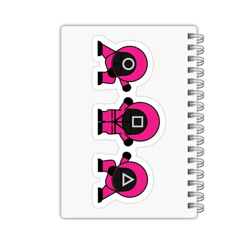 دفترچه یادداشت 50 برگ مدل Squid Game کد 2259
