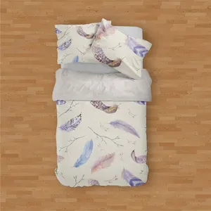 سرویس روتختی مدوپد طرح پر رقصان مدل PAT00223 یک نفره 4 تکه