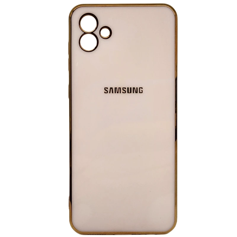 کاور طرح دور طلایی مناسب برای گوشی موبایل سامسونگ Galaxy A04/A04e