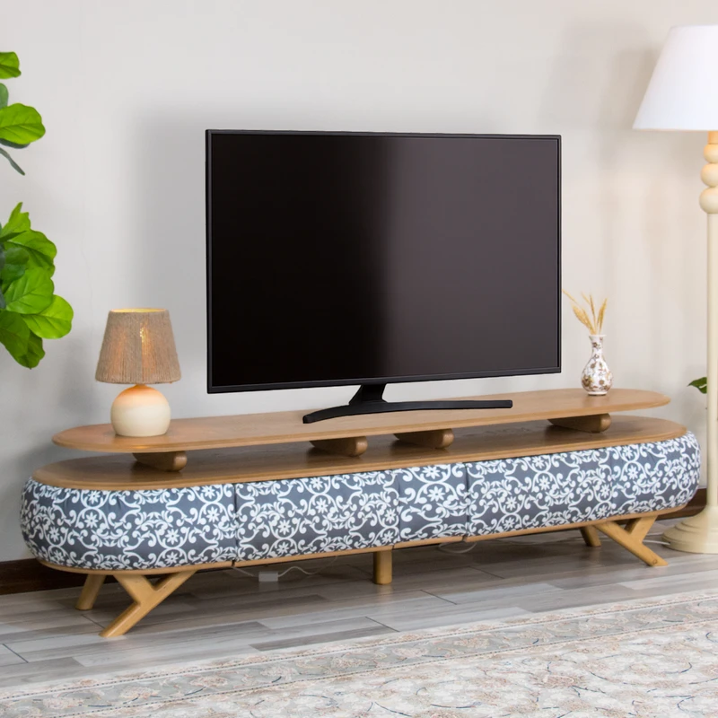 میز تلویزیون مدل هیرمند 190 مناسب برای تلویزیون تا 75 اینچ