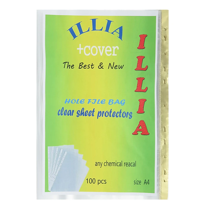  کاور کاغذ A4  ایلیا مدل 001 بسته 100 عددی