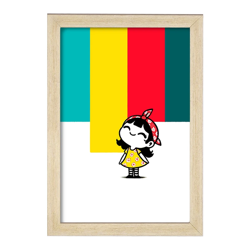 تابلو خندالو مدل دخترانه کودکانه کد F11687