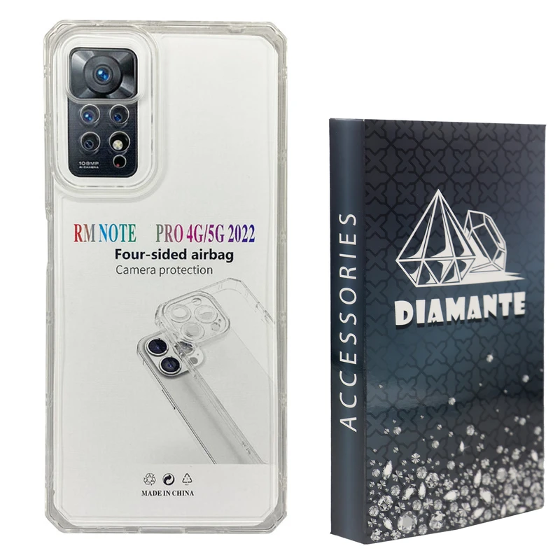 کاور دیامانته مدل Nahid Navy مناسب برای گوشی موبایل شیائومی Redmi Note 12 Pro 4G