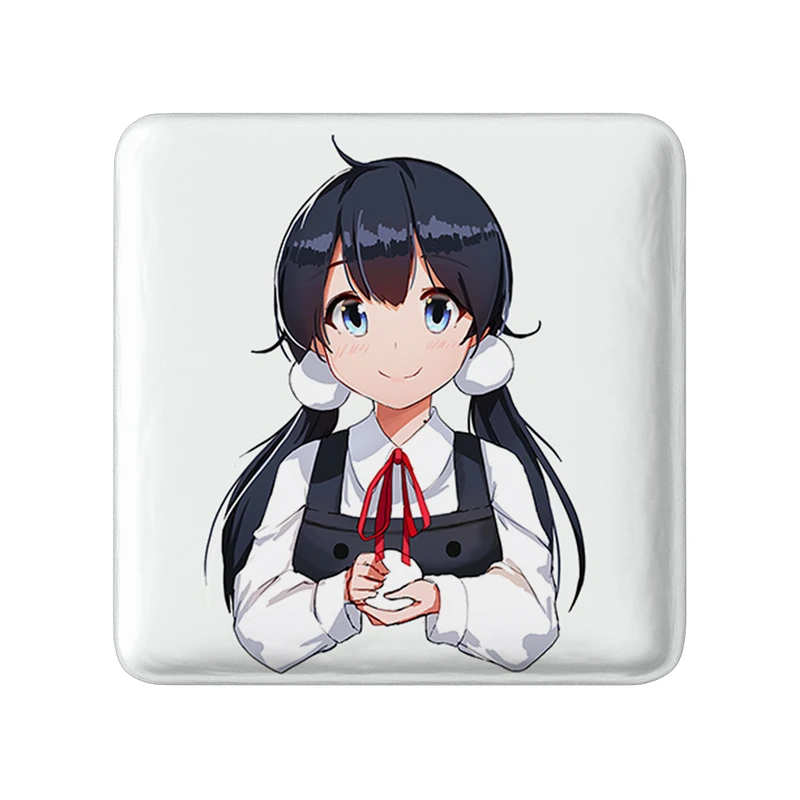 مگنت خندالو طرح کیتاشیراکاوا تاماکو انیمه فروشگاه تاماکو Tamako Market  مدل مربعی کد 22501