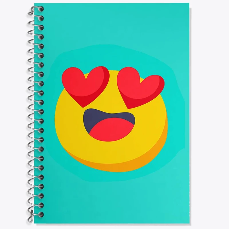 دفتر لغت 50 برگ خندالو مدل ایموجی Emoji کد 3014