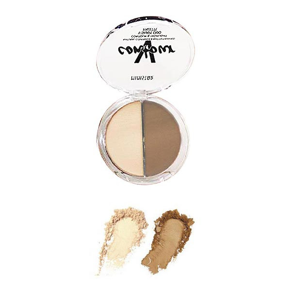 پالت کانتور و هایلایتر مینی استار مدل V-Shape کد 106