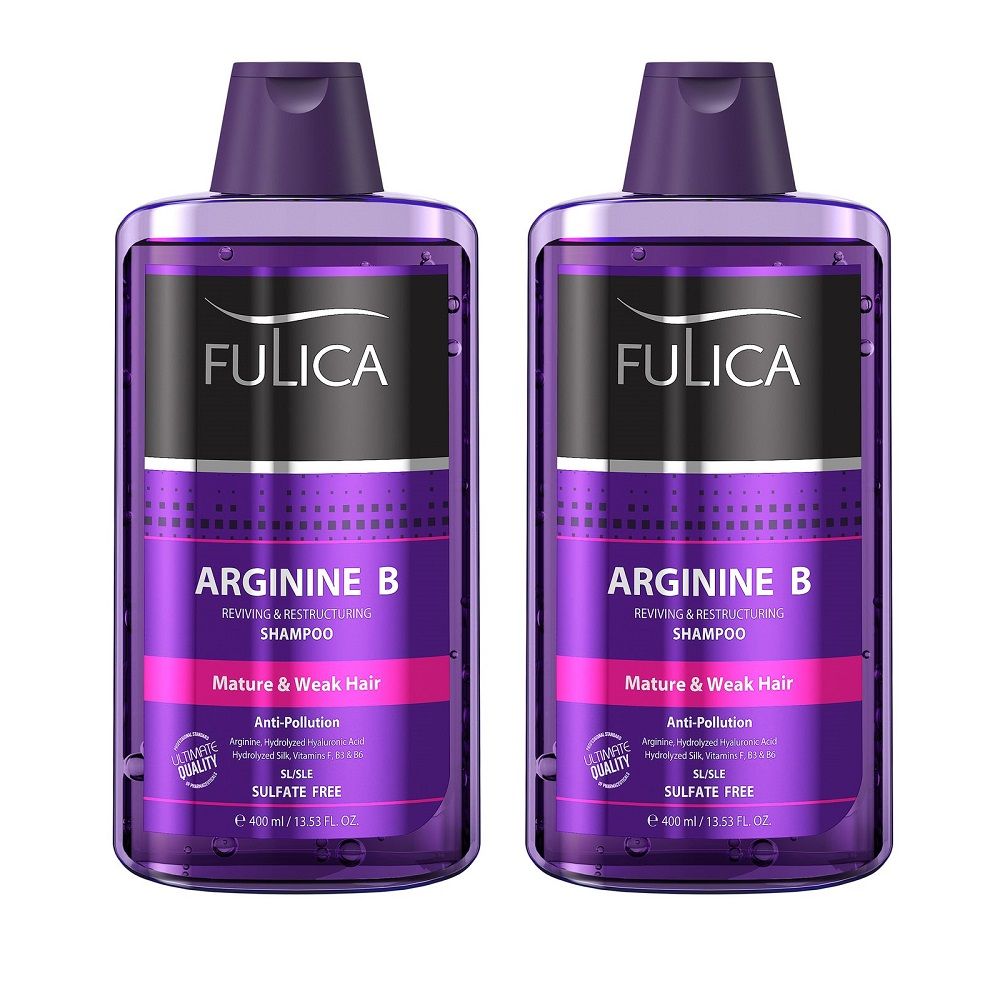 شامپو تقویت کننده مو فولیکا مدل آرژنین حجم 400 میلی لیتر مجموعه دو عددی - - 1