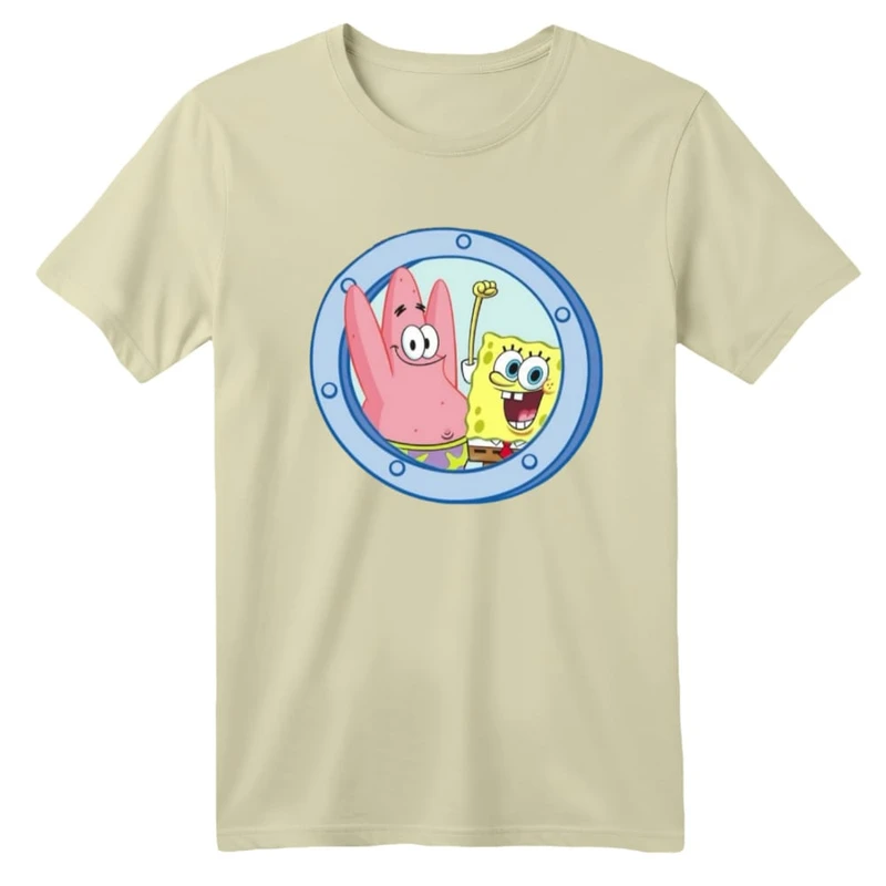 تی شرت آستین کوتاه بچگانه مدل باب اسفنجی کد ۱۱