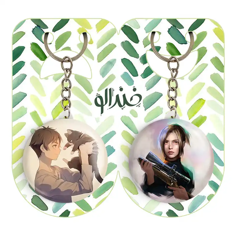 جاکلیدی خندالو مدل ارن یگر انیمه اتک آن تایتان کد 1859818596 مجموعه 2 عددی