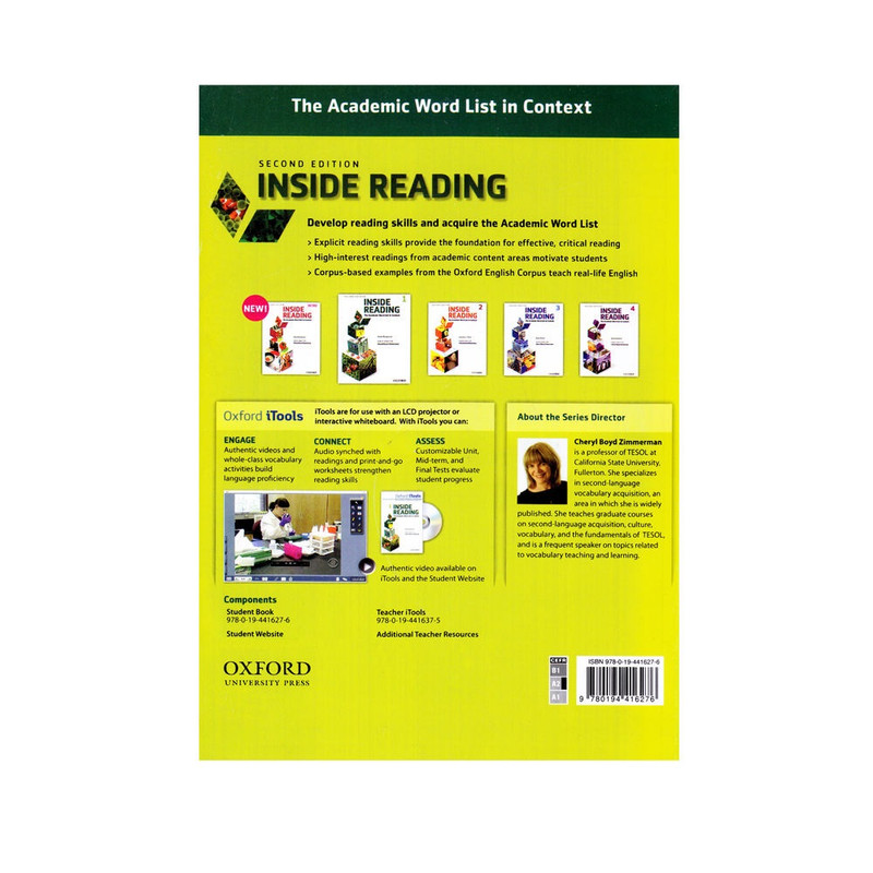 کتاب Inside Reading اثر Arline Burgmeier And Lawrence j. Zwier انتشارات الوندپویان دو جلدی