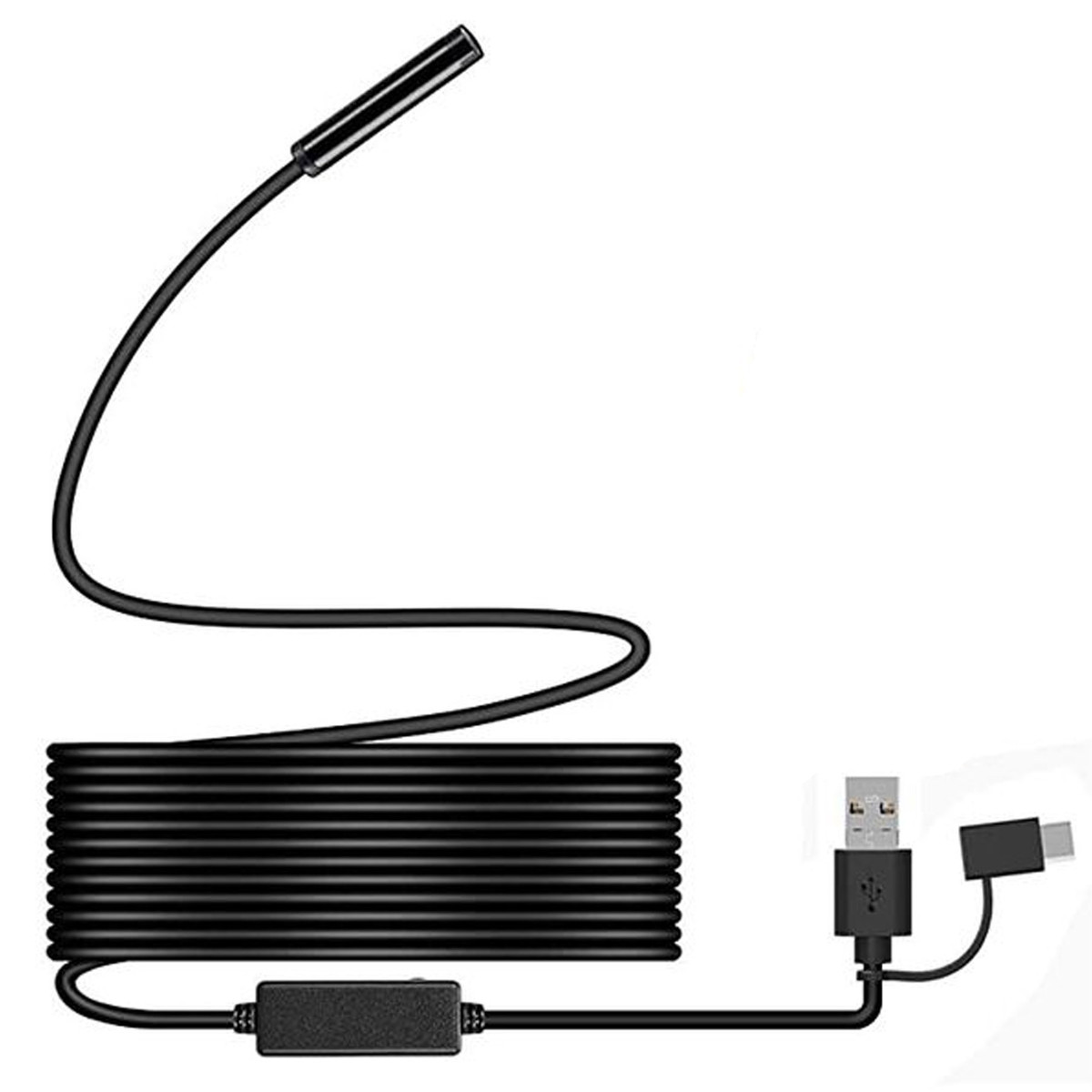 دوربین شلنگی مدل فلزی شکل پذیر کد 5M LED NEW