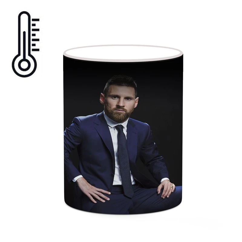 ماگ حرارتی کاکتی طرح Leo Messi لئو مسی مدل mgh42385