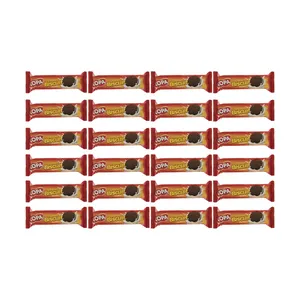 بیسکوییت کاکائویی کرمدار با طعم وانیل کوپا - 90 گرم بسته 24 عددی
