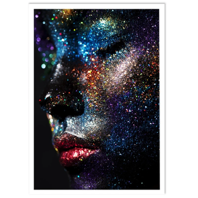 تابلو نوری بکلیت طرح  آرایش کهکشانی مدل W-14518