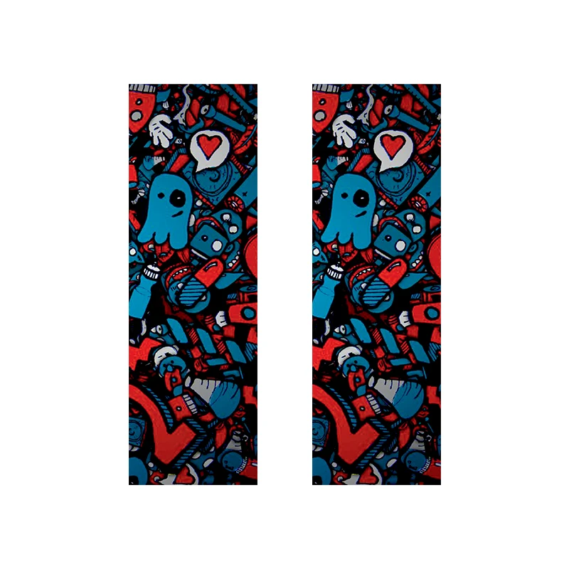 برچسب ستون خودرو توییجین و موییجین طرح fibro کد 02 بسته 2 عددی