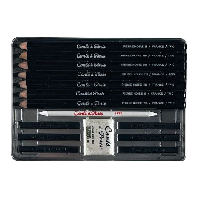 ست طراحی کنته پاریس مدل  pierre noire کد 750410 بسته 15 عددی